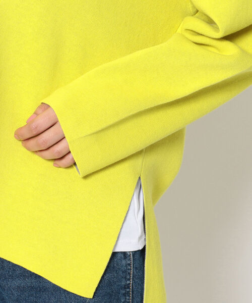 Uncut Bound（アンカットバウンド）の「Uncut Bound(アンカットバウンド) 　リバーシブルVネックニットプルオーバー（ニット/セーター・レディース・サックスブルー/アイボリー/イエロー/ライトグレー・FREE）」の8枚目の写真