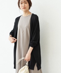 【UVケア・接触冷感】ゴールドバー付きトッパーカーディガン