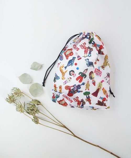 NathalieLete ナタリーレテ Nathalie Lete Satin pouch Elephant サテンポーチ 511063