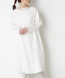 PUAL CE CIN | カットワーク刺繍ワンピース(ワンピース)