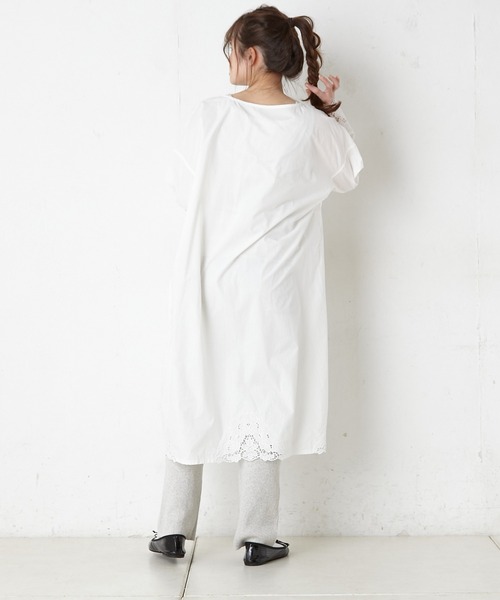 PUAL CE CIN（ピュアルセシン）の「カットワーク刺繍ワンピース（ワンピース・レディース・ホワイト/ブラック・FREE）」の16枚目の写真