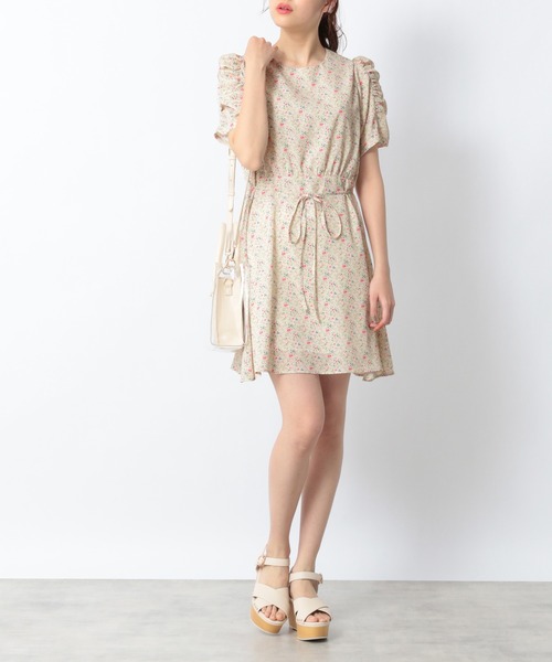 Heather(ヘザー)の「ソデシャーリングミニワンピース 944837(ワンピース・レディース・グリーン系その他/ブラック系その他/ベージュ系その他・FREE)」の10枚目の写真