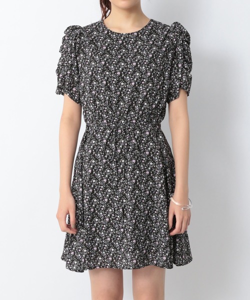 Heather(ヘザー)の「ソデシャーリングミニワンピース 944837(ワンピース・レディース・グリーン系その他/ブラック系その他/ベージュ系その他・FREE)」の16枚目の写真