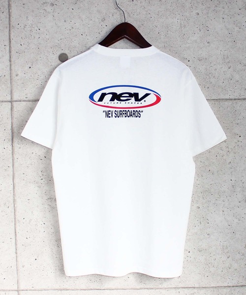 NEV(ネブ)の「プリント半袖Tシャツ カットソー(Tシャツ/カットソー・メンズ・オフホワイト/モカ/チャコール/ミント/ホワイト系/ブラック/杢グレー/ベージュ/オレンジ・L/M/XL)」の21枚目の写真