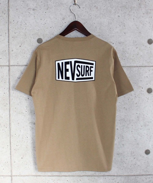 NEV(ネブ)の「プリント半袖Tシャツ カットソー(Tシャツ/カットソー・メンズ・オフホワイト/モカ/チャコール/ミント/ホワイト系/ブラック/杢グレー/ベージュ/オレンジ・L/M/XL)」の15枚目の写真