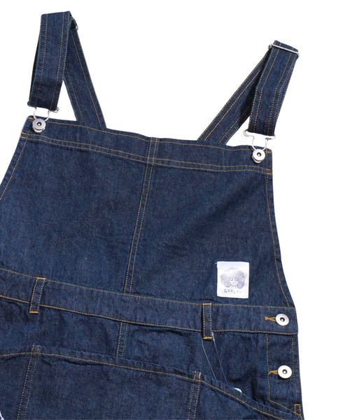 ScoLar（スカラー）の「花スカラーちゃん刺繍ジャンパースカート（サロペット/オーバーオール・レディース・ネイビー/ベージュ/ブラック・M）」の12枚目の写真