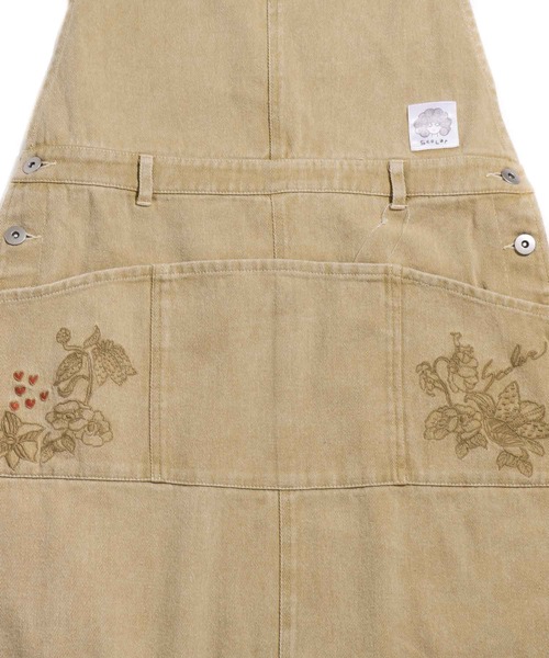 ScoLar（スカラー）の「花スカラーちゃん刺繍ジャンパースカート（サロペット/オーバーオール・レディース・ネイビー/ベージュ/ブラック・M）」の20枚目の写真
