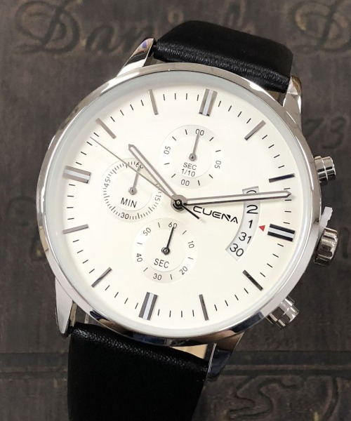 clarity blanc(クラリティーブラン)の「クロノグラフ ウオッチ(アナログ腕時計・メンズ・その他1/シルバー系その他/その他11/E/K/T/その他17/その他26/ホワイト系その他2/ブラウン系その他2/シルバー系その他6/I/R/Z/その他24/その他33/ブラック系その他6/シルバー系その他4/ゴールド系その他6/ブルー/ブラウン系その他/その他9/C/その他/ブルー系その他/その他10/D/ゴールド系その他7/J/S/その他16/その他25/その他35/ブラック系その他7/シルバー系その他5/L/U/その他18/その他27/ホワイト系その他4/ブラウン系その他3/ブラック/その他2/ピンクゴールド/その他12/F/ゴールド系その他3/O/X/その他21/その他31/ブラック系その他4/ピンク系その他2/シルバー/その他5/その他7/A/M/V/その他19/その他28/ブラック系その他2/ブラウン系その他4/シルバー系その他7/ネイビー/その他3/ゴールド系その他/その他13/G/ゴールド系その他2/N/W/その他20/その他29/ブラック系その他3/ブラウン系その他5/ブラウン/その他4/その他6/その他14/H/P/Y/その他23/その他32/ブラック系その他5/ピンク系その他3/ゴールド系その他4/ゴールド/ブラック系その他/その他8/B/ピンク系その他4/その他15・FREE)」の6枚目の写真
