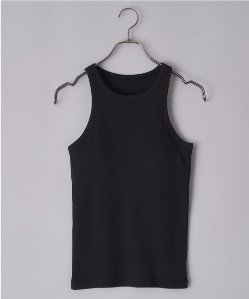 CIAOPANIC（チャオパニック）の「パット付きアメリカンスリーブタンクトップ（Tシャツ/カットソー・レディース・ブラック/ダークブラウン/グレイッシュベージュ・FREE）」の17枚目の写真