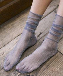 c.u.l | 【c.u.l】シアーラメーソックス cula178(ソックス/靴下)