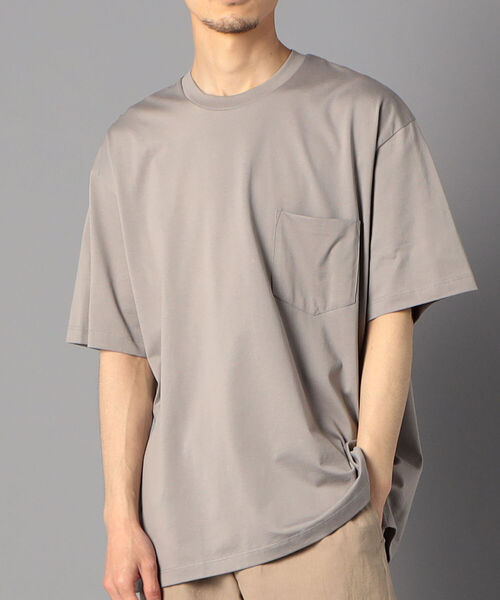 handvaerk(ハンドバーク)の「【Handvaerk/ハンドバーク】6513 60/2 s/s big t-shirts Tシャツ カットソー(Tシャツ/カットソー・メンズ・ブラウン/ホワイト/グレー/ホワイト系その他・S/M/L)」の3枚目の写真