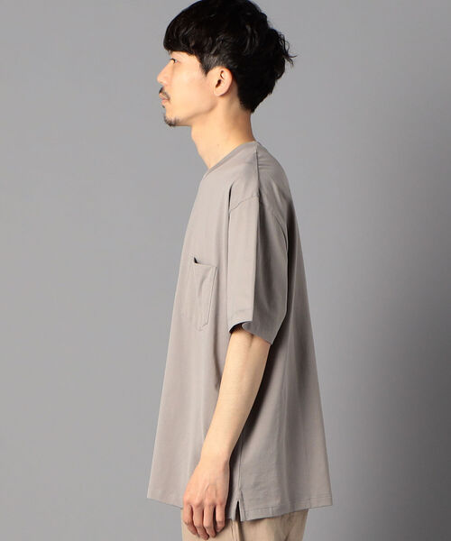 handvaerk(ハンドバーク)の「【Handvaerk/ハンドバーク】6513 60/2 s/s big t-shirts Tシャツ カットソー(Tシャツ/カットソー・メンズ・ブラウン/ホワイト/グレー/ホワイト系その他・S/M/L)」の6枚目の写真
