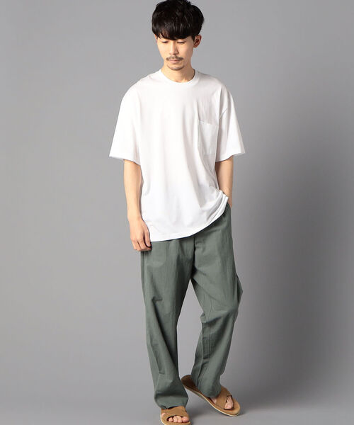 handvaerk(ハンドバーク)の「【Handvaerk/ハンドバーク】6513 60/2 s/s big t-shirts Tシャツ カットソー(Tシャツ/カットソー・メンズ・ブラウン/ホワイト/グレー/ホワイト系その他・S/M/L)」の9枚目の写真