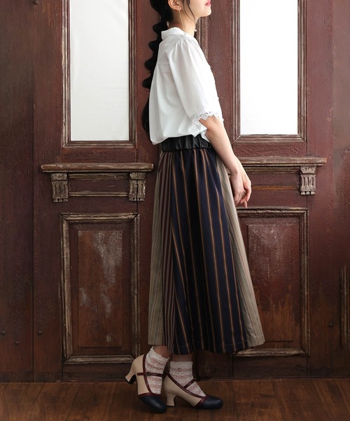 イマジネーション のファッション フラワー刺繍レースブラウス シャツ ブラウス Somari Somari Imagination ソマリ