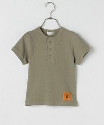 b・ROOM（ビールーム）の「ヘンリーネックワッフルTシャツ（Tシャツ/カットソー・キッズ）」
