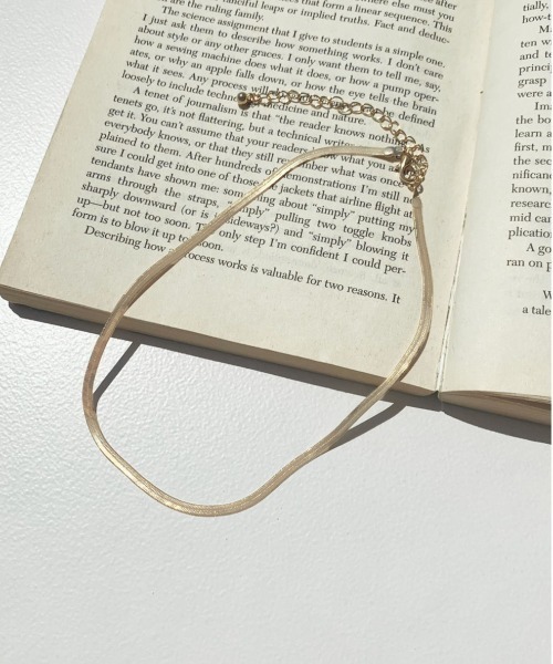 PairPair（ペアペア）の「スネークネックレス（ネックレス・レディース・シルバー/ゴールド・FREE）」の5枚目の写真