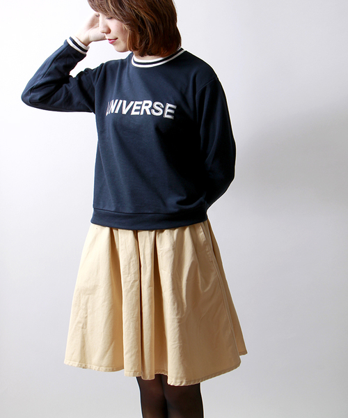 WEGO（ウィゴー）の「WEGO/ギャザーミドルスカート（スカート・レディース・ホワイト/ベージュ/サックスブルー/ライトピンク/グリーン系その他/ライトイエロー/ブルー系その他/レッド系その他・FREE）」の3枚目の写真