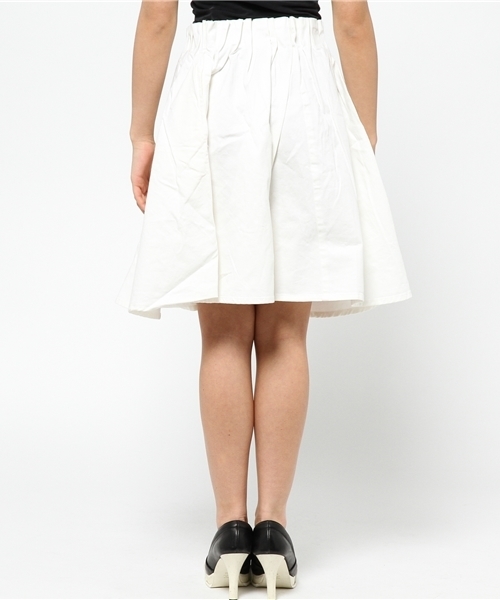 WEGO（ウィゴー）の「WEGO/ギャザーミドルスカート（スカート・レディース・ホワイト/ベージュ/サックスブルー/ライトピンク/グリーン系その他/ライトイエロー/ブルー系その他/レッド系その他・FREE）」の12枚目の写真