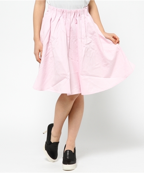 WEGO（ウィゴー）の「WEGO/ギャザーミドルスカート（スカート・レディース・ホワイト/ベージュ/サックスブルー/ライトピンク/グリーン系その他/ライトイエロー/ブルー系その他/レッド系その他・FREE）」の18枚目の写真