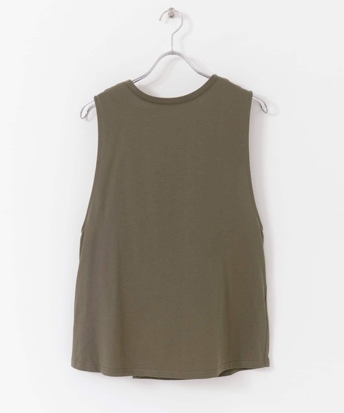 URBAN RESEARCH（アーバンリサーチ）の「バッククロスレイヤードカットソーセット（Tシャツ/カットソー・レディース・カーキ/ブルー/ライトグレー・FREE）」の3枚目の写真