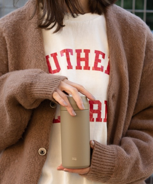 thermo mug（サーモ マグ）の「【 thermo mug / サーモマグ  】ALLDAY オールデイ ステンレス水筒 AL21-36  KPA（水筒・メンズ・ブラック/グレー/アイボリー/ベージュ/ネイビー/ホワイト/ライトブルー/タン/ライトグレー・FREE）」の7枚目の写真