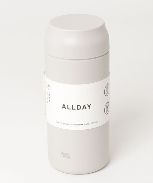 thermo mug（サーモ マグ）の「【 thermo mug / サーモマグ  】ALLDAY オールデイ ステンレス水筒 AL21-36  KPA（水筒・メンズ・ブラック/グレー/アイボリー/ベージュ/ネイビー/ホワイト/ライトブルー/タン/ライトグレー・FREE）」の10枚目の写真
