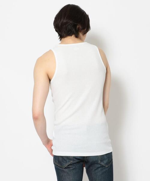 qwerty(クワーティ)の「QWERTY (クワーティ)TANK TOP/タンクトップ(タンクトップ・メンズ・ホワイト/ブラック・MEDIUM/LARGE)」の4枚目の写真