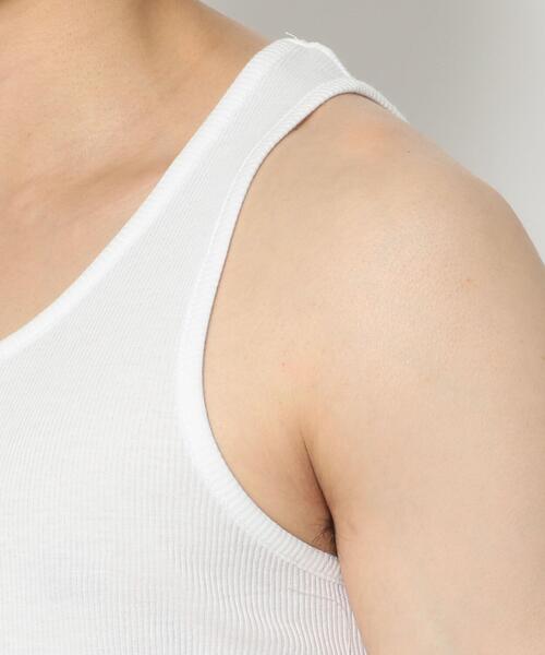 qwerty(クワーティ)の「QWERTY (クワーティ)TANK TOP/タンクトップ(タンクトップ・メンズ・ホワイト/ブラック・MEDIUM/LARGE)」の6枚目の写真