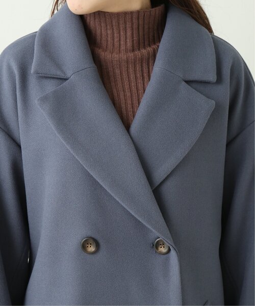 RAY CASSIN(レイカズン)の「ニットモッサウィンタートレンチコート(その他アウター・レディース・ブラック/ブルー/モカ/キナリ・FREE)」の15枚目の写真