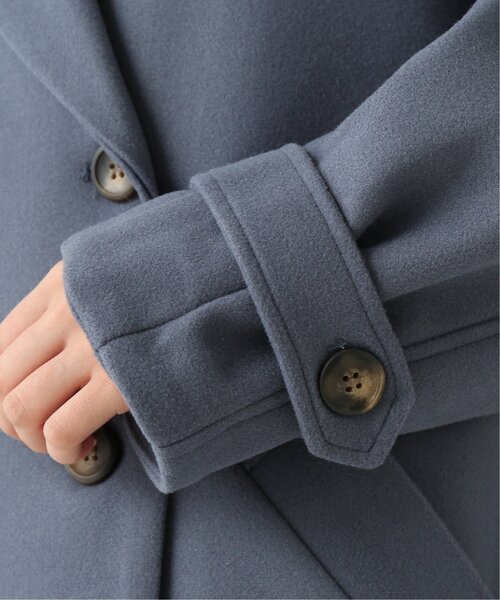 RAY CASSIN(レイカズン)の「ニットモッサウィンタートレンチコート(その他アウター・レディース・ブラック/ブルー/モカ/キナリ・FREE)」の17枚目の写真