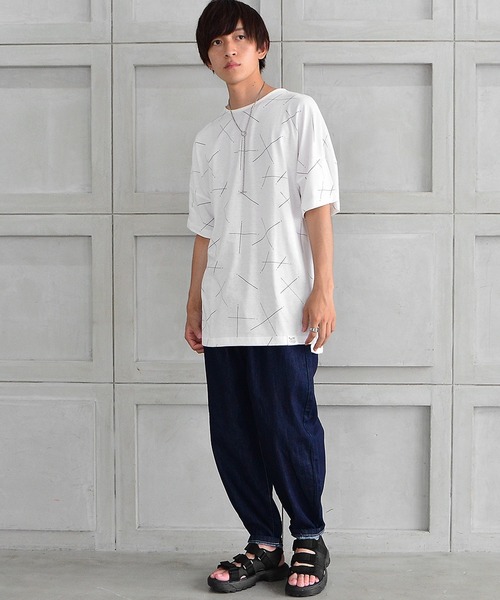 MinoriTY（マイノリティ）の「【MinoriTY】スターダストビッグTシャツ デザインTシャツ メンズ 秋服 夏服（Tシャツ/カットソー・メンズ・ホワイト/ネイビー/チャコール・FREE）」の13枚目の写真