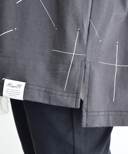 MinoriTY（マイノリティ）の「【MinoriTY】スターダストビッグTシャツ デザインTシャツ メンズ 秋服 夏服（Tシャツ/カットソー・メンズ・ホワイト/ネイビー/チャコール・FREE）」の8枚目の写真