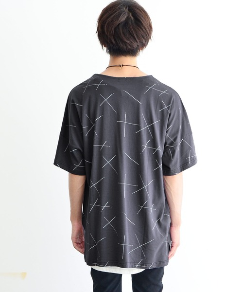 MinoriTY（マイノリティ）の「【MinoriTY】スターダストビッグTシャツ デザインTシャツ メンズ 秋服 夏服（Tシャツ/カットソー・メンズ・ホワイト/ネイビー/チャコール・FREE）」の6枚目の写真