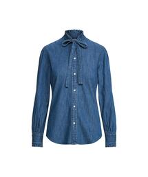 ポロラルフローレン　デニムタイネックシャツ 59301291_34_d_215.jpg