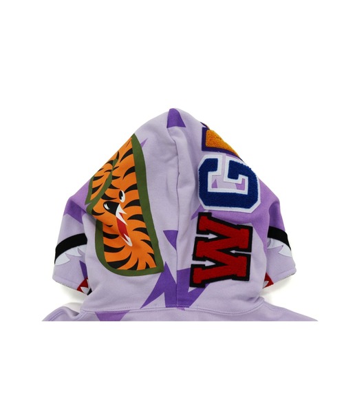 APE スターパーカー 黒マルチ L（A BATHING APE(アベイシング