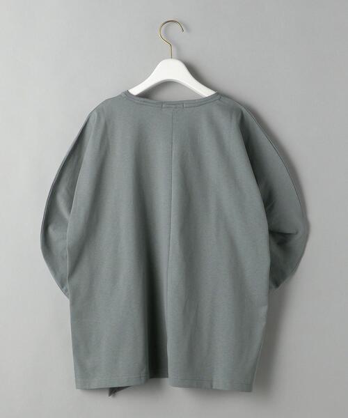 BEAUTY&YOUTH UNITED ARROWS（ビューティーアンドユースユナイテッドアローズ）の「BY 天竺カーブロングスリーブカットソー（Tシャツ/カットソー・レディース・ホワイト/ブラック/コバルトブルー・FREE）」の13枚目の写真