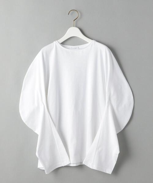 BEAUTY&YOUTH UNITED ARROWS（ビューティーアンドユースユナイテッドアローズ）の「BY 天竺カーブロングスリーブカットソー（Tシャツ/カットソー・レディース・ホワイト/ブラック/コバルトブルー・FREE）」の19枚目の写真