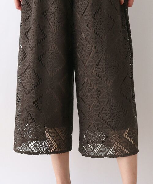 SHOO・LA・RUE（シューラルー）の「◆レーシー柄ガウチョパンツ（その他パンツ・レディース・キャメル/カーキ/ダークブラウン/ブラック・00）」の10枚目の写真