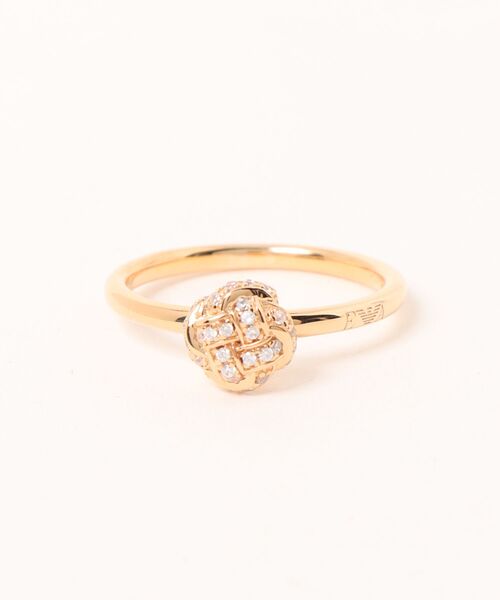 EMPORIO ARMANI（エンポリオアルマーニ）の「エンポリオ・アルマーニ アクセサリー レディース 指輪 ローズゴールド EG35402219（リング・レディース・ゴールド系その他/GOLD・5.5/6.5/8）」の2枚目の写真