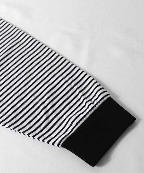 Confirm(コンファーム)の「Confirm / コンファーム ビッグシルエットボーダーロンT(Tシャツ/カットソー・メンズ・ブラック/ホワイト系その他/ブラック系その他/ホワイト・L/M)」の13枚目の写真