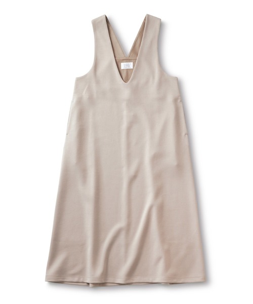 Sunny clouds（サニークラウズ）の「サニークラウズ　素敵なジャンスカ（ジャンパースカート・レディース・グレイッシュベージュ・NM/MEDIUM/LARGE/X-LARGE/XX-LARGE）」の3枚目の写真