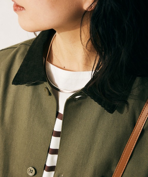 JOURNAL STANDARD relume（ジャーナルスタンダード　レリューム）の「CALIFORNIA ワークショートシャツジャケット（ブルゾン・メンズ・ブラック/ネイビー/オリーブ・MEDIUM/LARGE）」の2枚目の写真