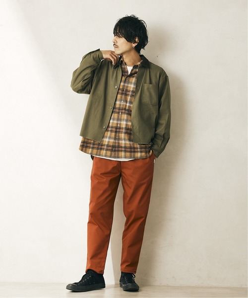 JOURNAL STANDARD relume（ジャーナルスタンダード　レリューム）の「CALIFORNIA ワークショートシャツジャケット（ブルゾン・メンズ・ブラック/ネイビー/オリーブ・MEDIUM/LARGE）」の20枚目の写真