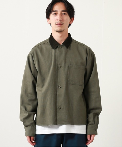 JOURNAL STANDARD relume（ジャーナルスタンダード　レリューム）の「CALIFORNIA ワークショートシャツジャケット（ブルゾン・メンズ・ブラック/ネイビー/オリーブ・MEDIUM/LARGE）」の18枚目の写真