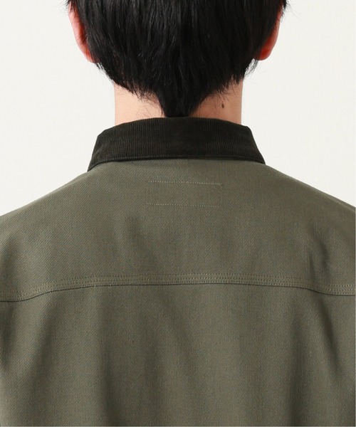 JOURNAL STANDARD relume（ジャーナルスタンダード　レリューム）の「CALIFORNIA ワークショートシャツジャケット（ブルゾン・メンズ・ブラック/ネイビー/オリーブ・MEDIUM/LARGE）」の10枚目の写真