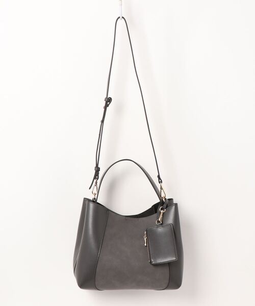 Te chichi（テチチ）の「パスケース付トートバッグ（トートバッグ・レディース・ブラウン/グレー・ﾌﾘ-）」の2枚目の写真