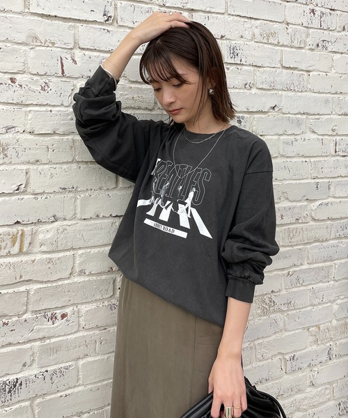 GOOD ROCK SPEED（グッドロックスピード）の「【GOOD ROCK SPEED/グッドロックスピード】BEATLES Tシャツ（Tシャツ/カットソー・レディース・ブラック・FREE）」の11枚目の写真