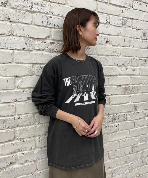 GOOD ROCK SPEED（グッドロックスピード）の「【GOOD ROCK SPEED/グッドロックスピード】BEATLES Tシャツ（Tシャツ/カットソー・レディース・ブラック・FREE）」の12枚目の写真