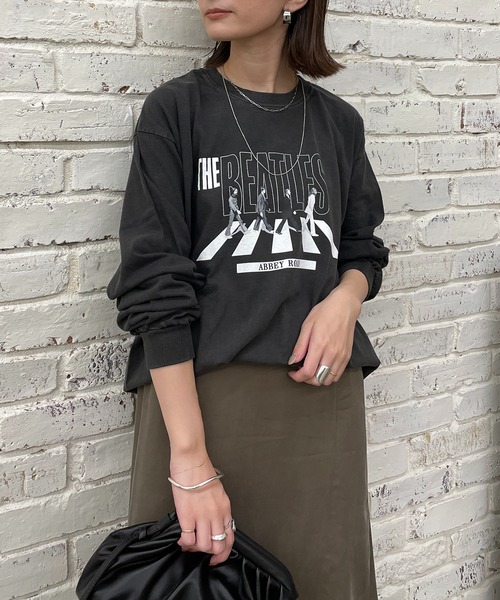 GOOD ROCK SPEED（グッドロックスピード）の「【GOOD ROCK SPEED/グッドロックスピード】BEATLES Tシャツ（Tシャツ/カットソー・レディース・ブラック・FREE）」の6枚目の写真