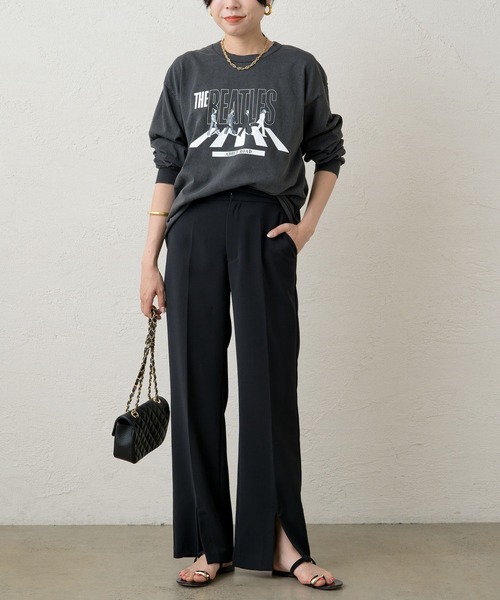 GOOD ROCK SPEED（グッドロックスピード）の「【GOOD ROCK SPEED/グッドロックスピード】BEATLES Tシャツ（Tシャツ/カットソー・レディース・ブラック・FREE）」の14枚目の写真